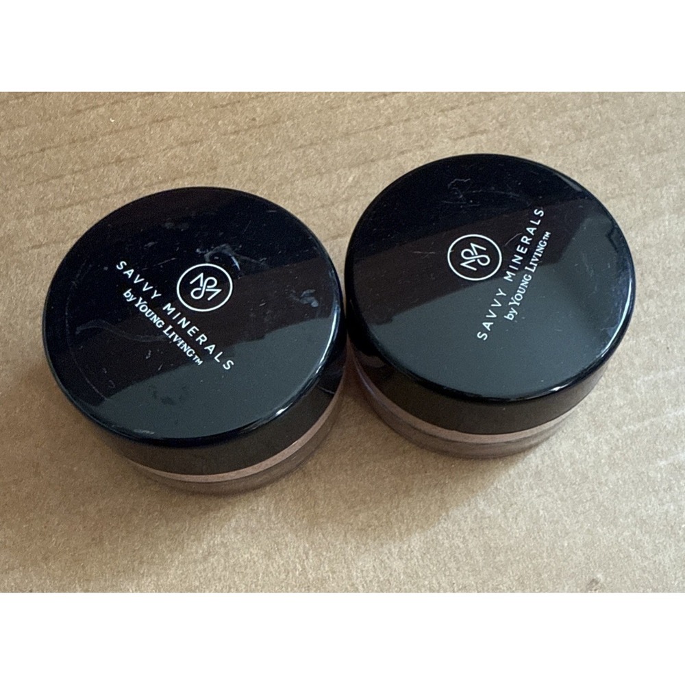 Two Savvy Minerals Young Living Eyeshadows. Color "Crushin'"  .03 OZ